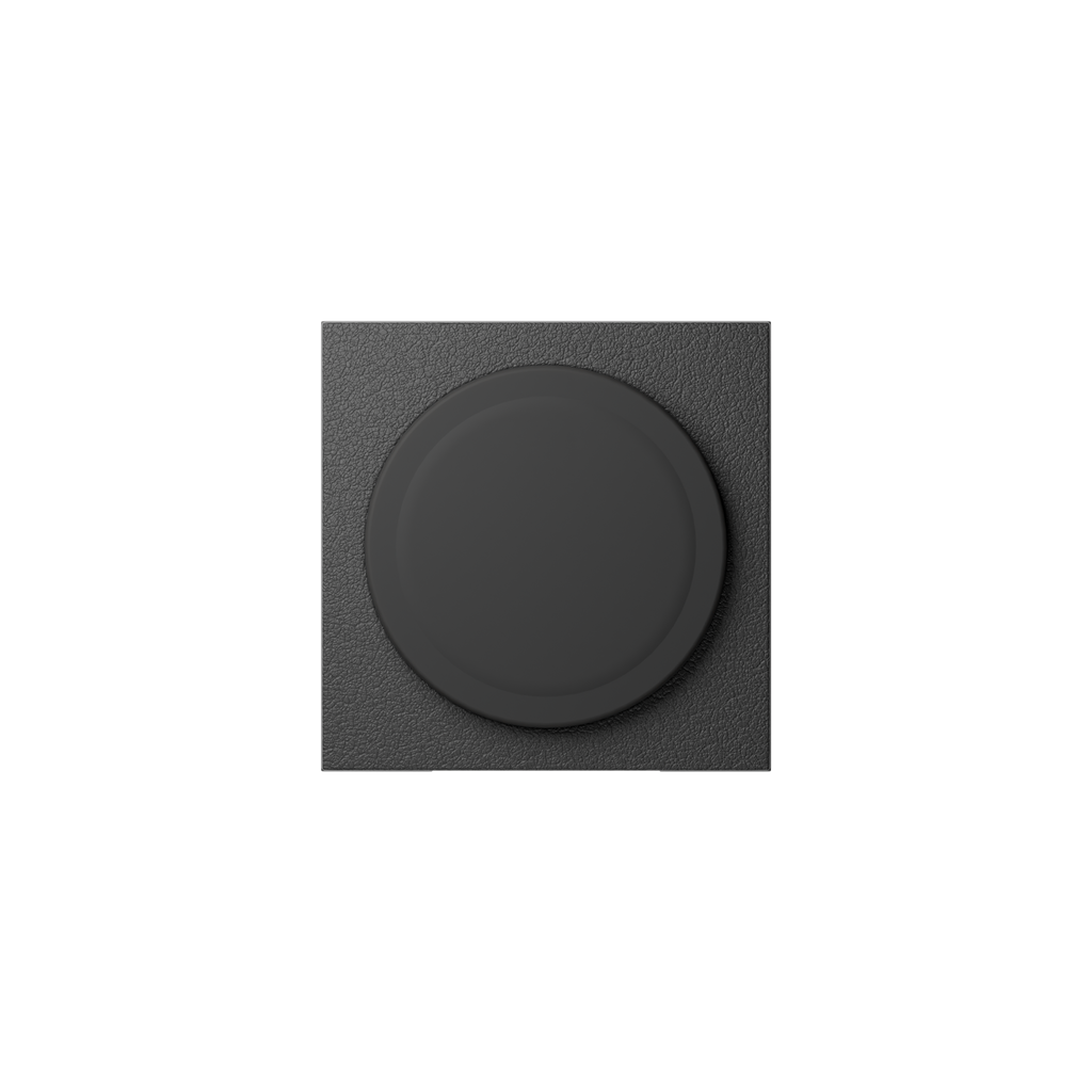 Surface magnétique du chargeur Native Union Rise noir vu de face, replié.