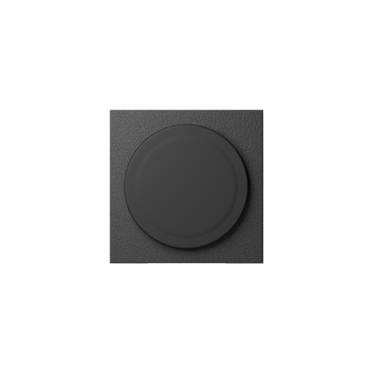 Surface magnétique du chargeur Native Union Rise noir vu de face, replié.