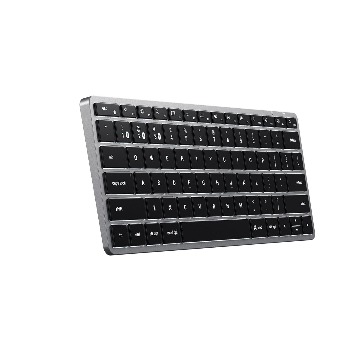 Satechi Slim X1 : clavier QWERTY US rétroéclairé, gris sidéral - vue complémentaire 2.