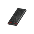 Batterie SHARGE CarbonBlade C1, surface noire et ports USB-C et USB-A visibles.