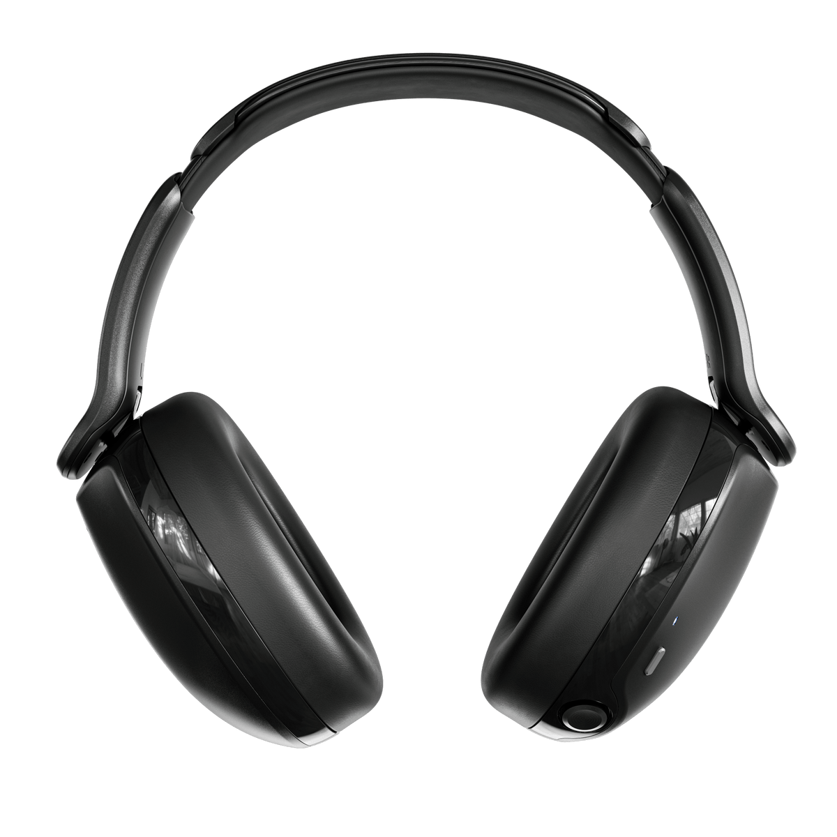 Skullcandy Hesh 360 - True Black - vue de face et coussinets.
