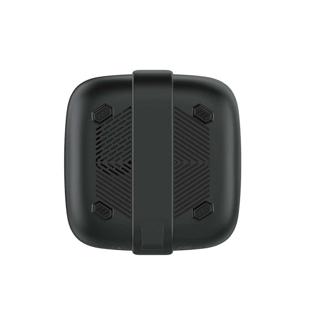 Tribit StormBox Micro 2 - noir - dos et sangle intégrée.