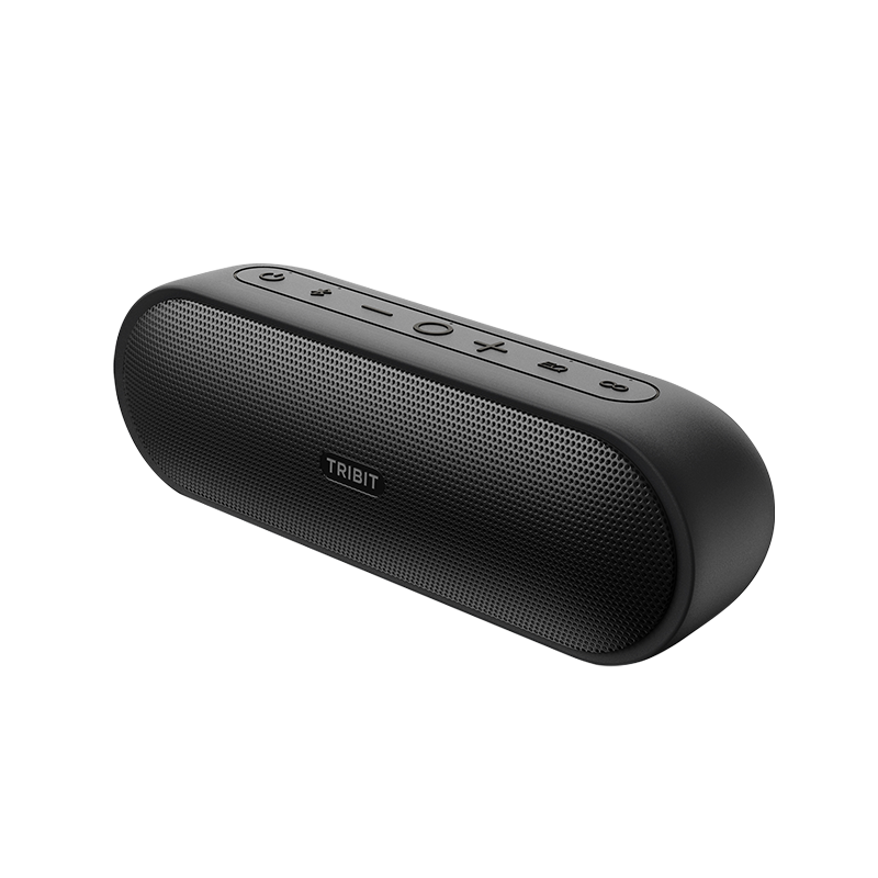 Tribit XSound Plus 2 - noir - vue de trois quarts.