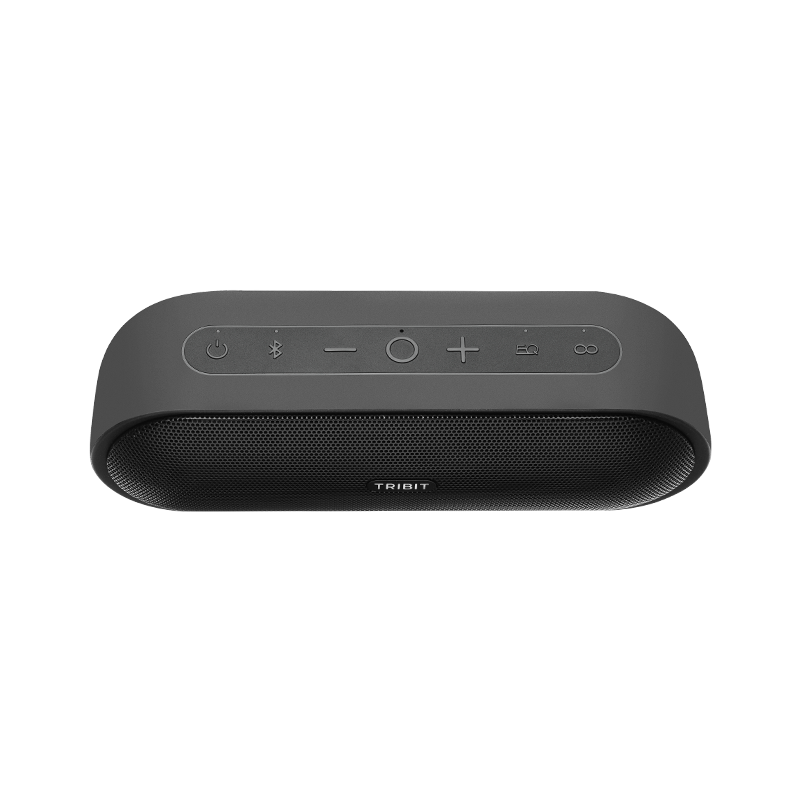 Tribit XSound Plus 2 - noir - vue du dessus et des commandes.